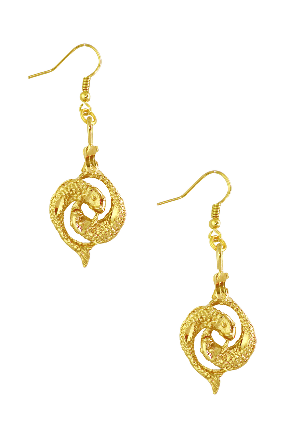 FISH GOLD EARRINGS – TANE USA