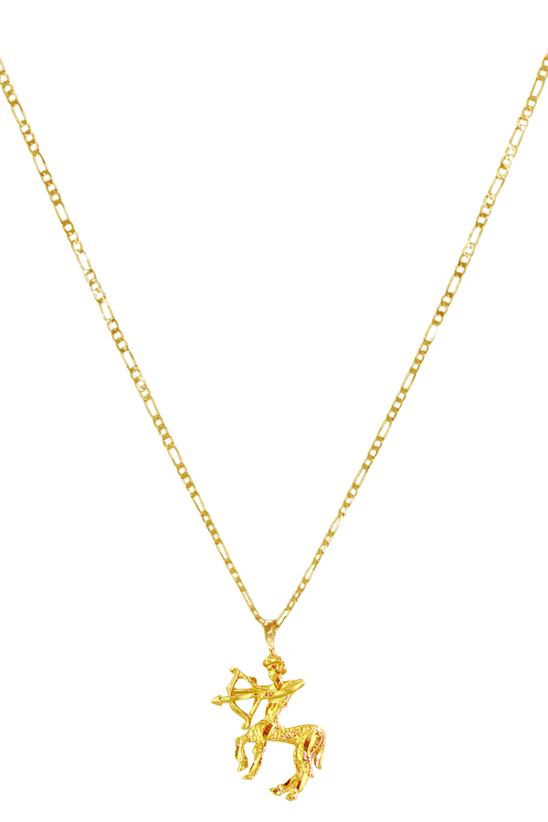 The Archer (Sagittarius) - 24K Gold Filled Vintage Necklace