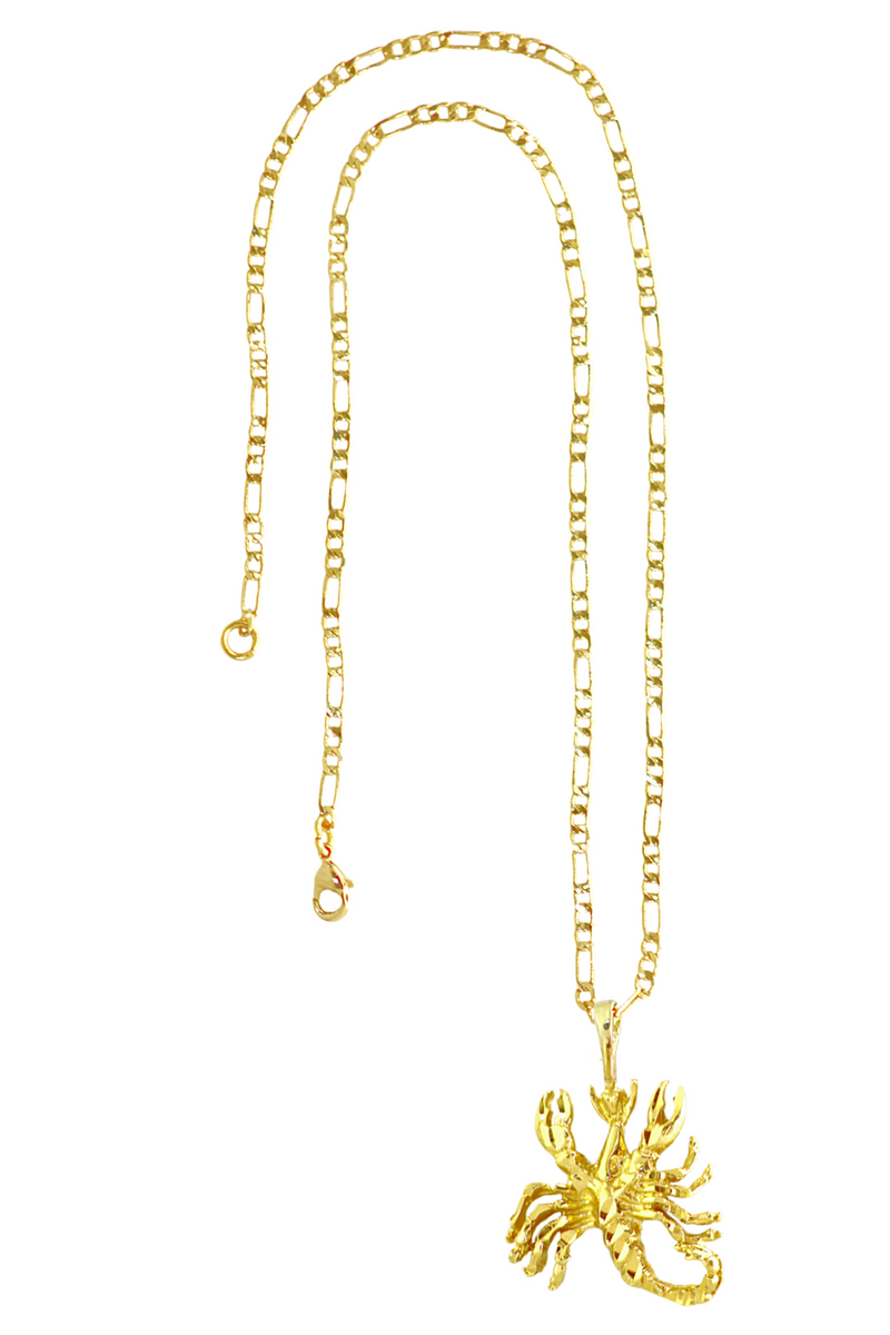 The Scorpion (Scorpio) - 24K Gold Filled Vintage Necklace