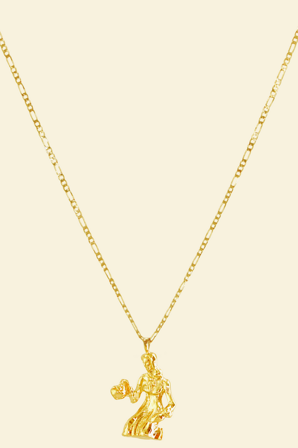 The Maiden (Virgo) - 24K Gold Filled Vintage Necklace